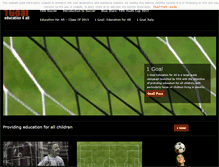 Tablet Screenshot of 1-goal.org